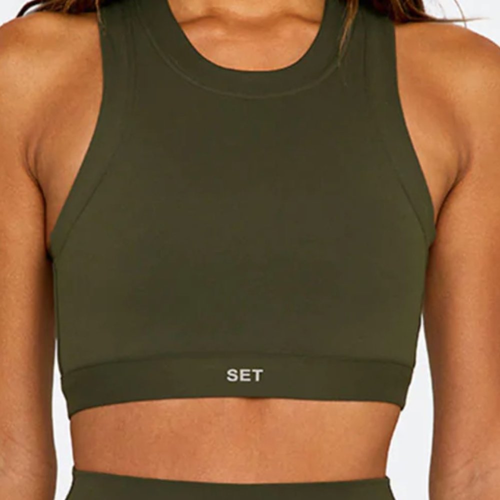 SPORTBODY™ HIGH NECK BRA - ALPINE